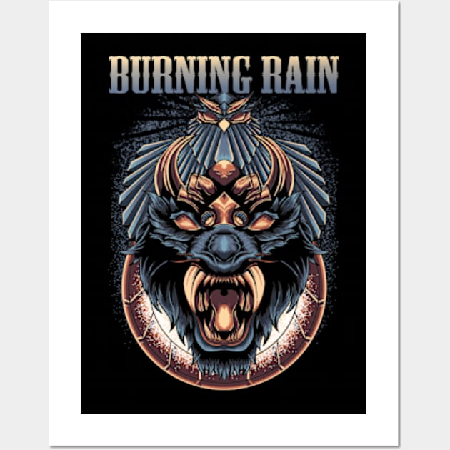 BURNING RAIN BAND Wall Art by citrus_sizzle